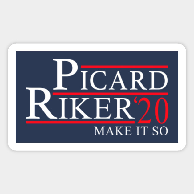 Picard Riker 2020 Star Trek Magnet Teepublic