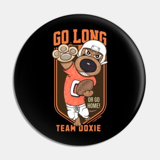 Cute Funny Doxie Dachshund Dog Football Player Pin