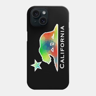 Geometric California State Flag Phone Case