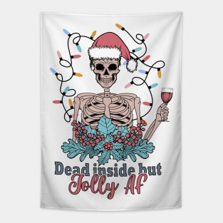 Dead Inside but jolly AF Tapestry