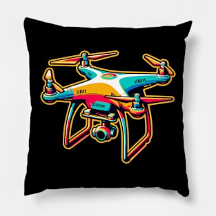 Vintage Drone Pillow