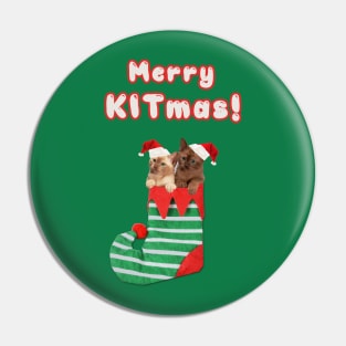 Merry KITmas from the Kittens Pin