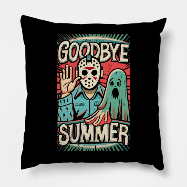 Goodbye Summer Hello School | Jason Voorhees and Ghost Pillow by Zachariya420