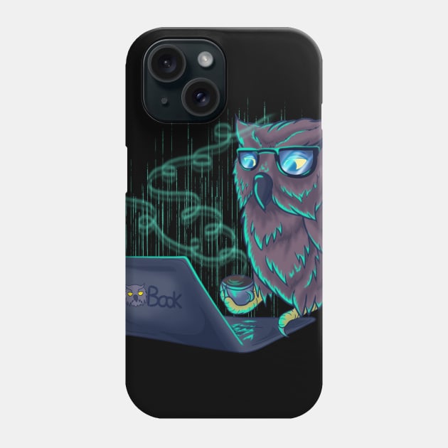 Night Bird Coffee Lover Phone Case by bobygates