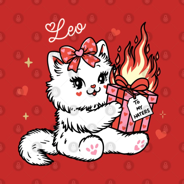 Leo Sassy Valentines Kitty by moonstruck crystals