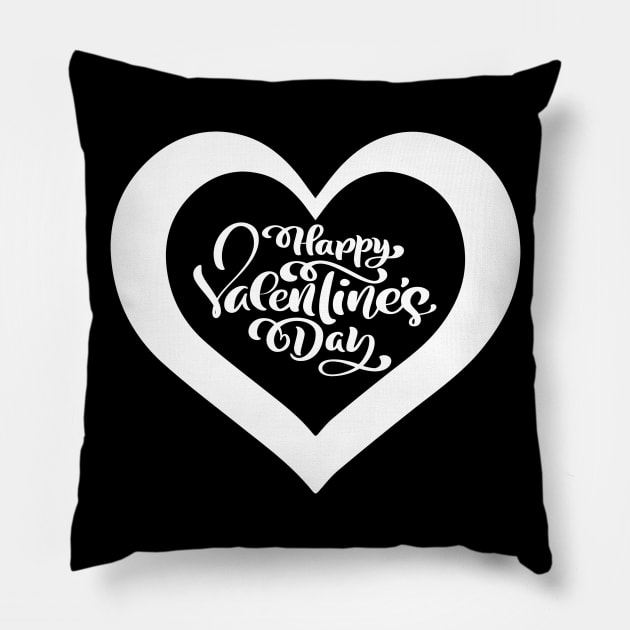 The most beautiful things in the world cannot be seen or even touched. They must be felt with the heart. Happy Valentine Day. Pillow by Your_wardrobe