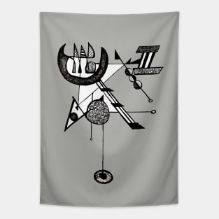 African Contemporary Abstract Art - Equilibrium Tapestry
