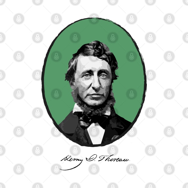 Authors - Henry David Thoreau by PrintablesPassions