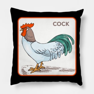 Cock rooster 365 days outfit Pillow