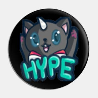 KITTY HYPE Pin