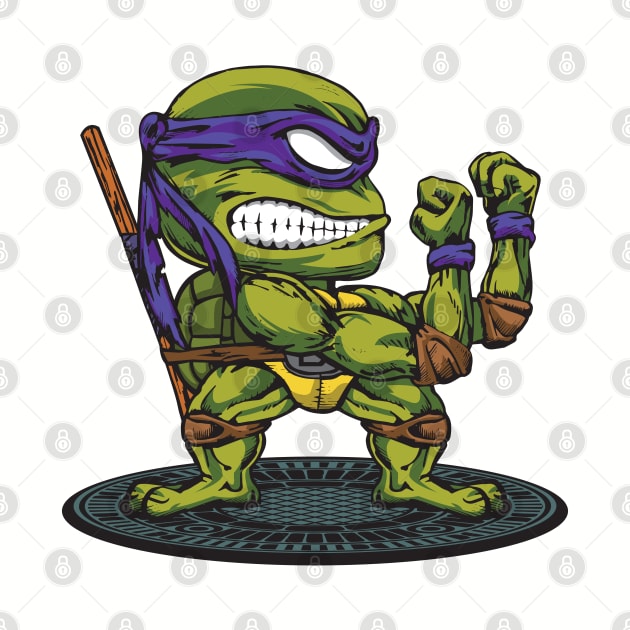 FIGHTING TURTLE DONATELLO by MatamorosGraphicDesign