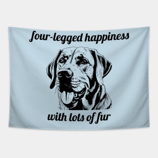 Labrador - Happyness with fur Tapestry