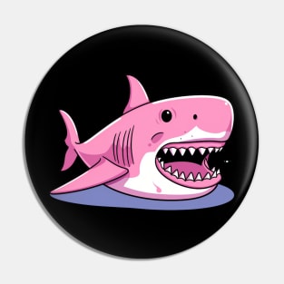 Cute Pink Shark Pin