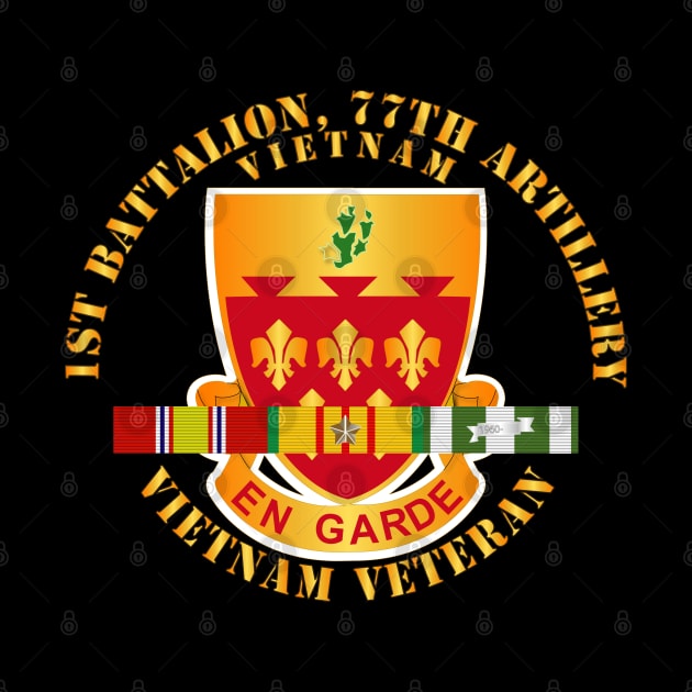 1st Bn - 1st Bn 77th Artillery w VN SVC Ribbons by twix123844