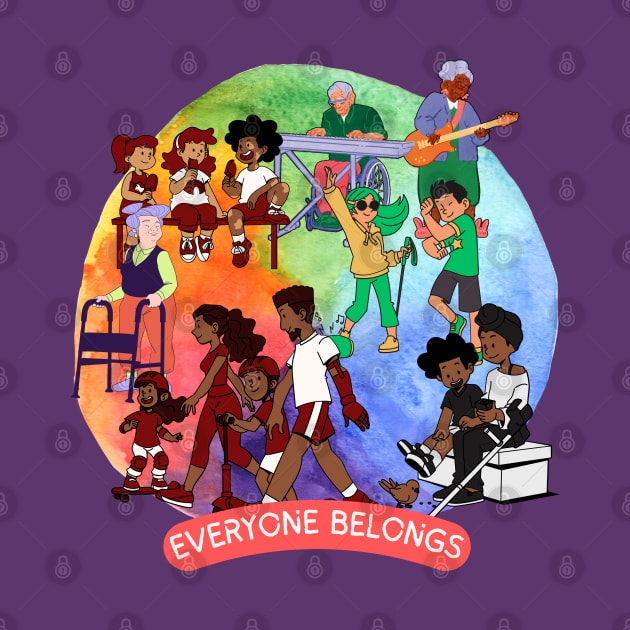 Everyone Belongs Circle by PicklePrintables