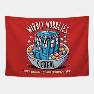 Wibbly Wobblies Cereal - They're Timey Whimey :D Tapestry