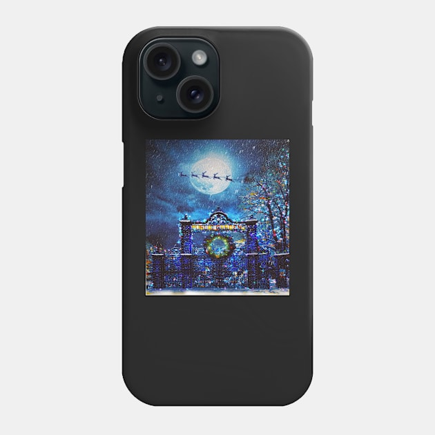 Halifax Public Gardens at Christmastime Phone Case by Shoryotombo