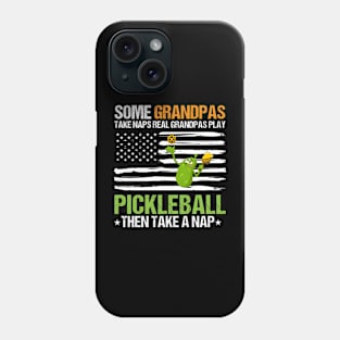 Funny Grandpa Pickleball,Father's Day Racquetball Sport fan Phone Case