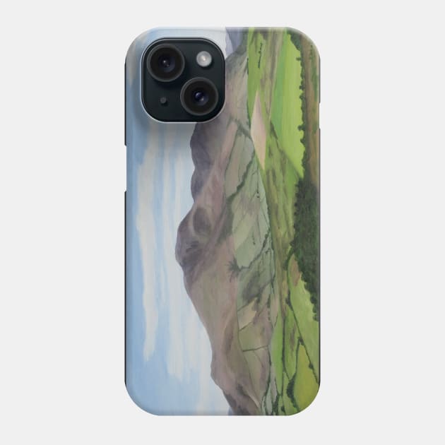 Skiddaw from Binsey Phone Case by richardpaul