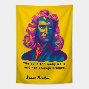 Isaac Newton Portrait Tapestry