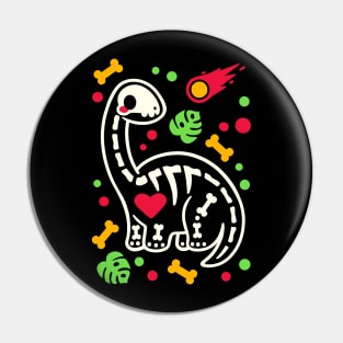 Brontosaurus skeleton Pin