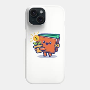 Cute Wallet Money Plant Phone Case