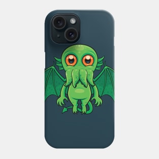 Cute Green Cthulhu Monster Phone Case