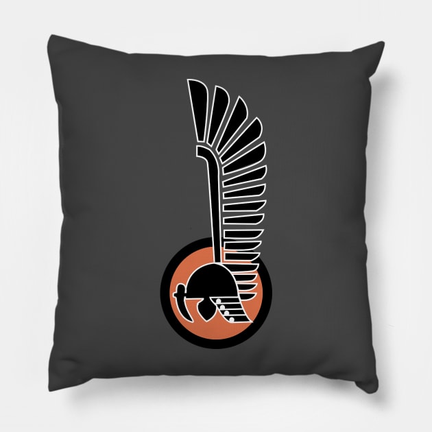 1st Polish Armoured Division WW2 Pillow by BearCaveDesigns