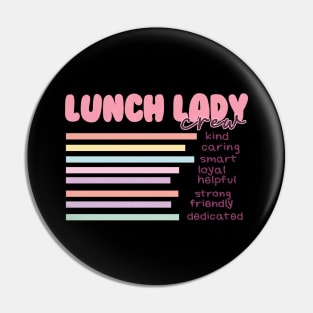 Lunch Lady Crew Retro Style Pin