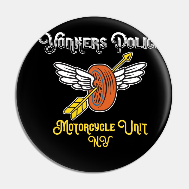 Yonkers Police Department Motorcycle Unit Pin by JP