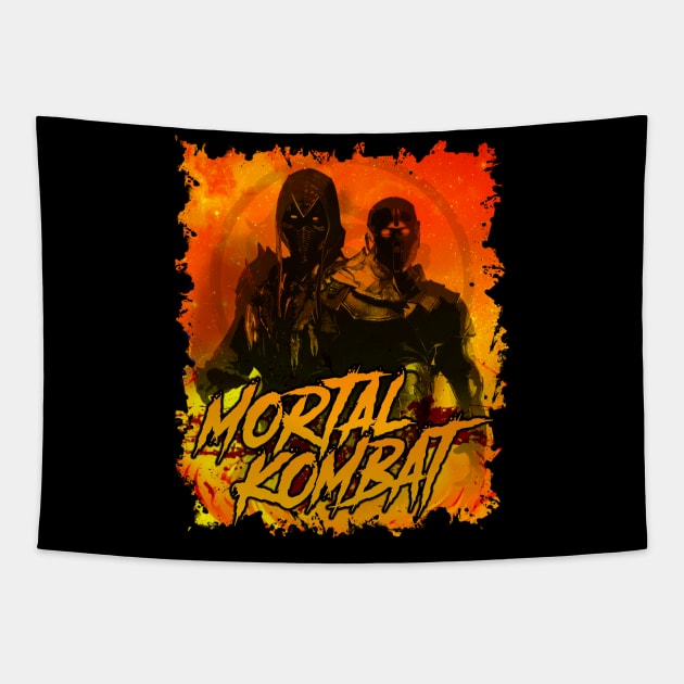 Noob Saibot Mortal Kombat 11 Tapestry by RomaChornei