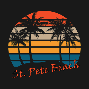 St. Pete Beach Retro Vintage Sunset T-Shirt