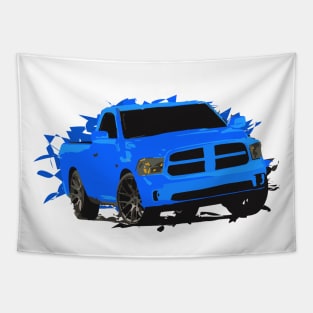 Dodge Ram blue Tapestry