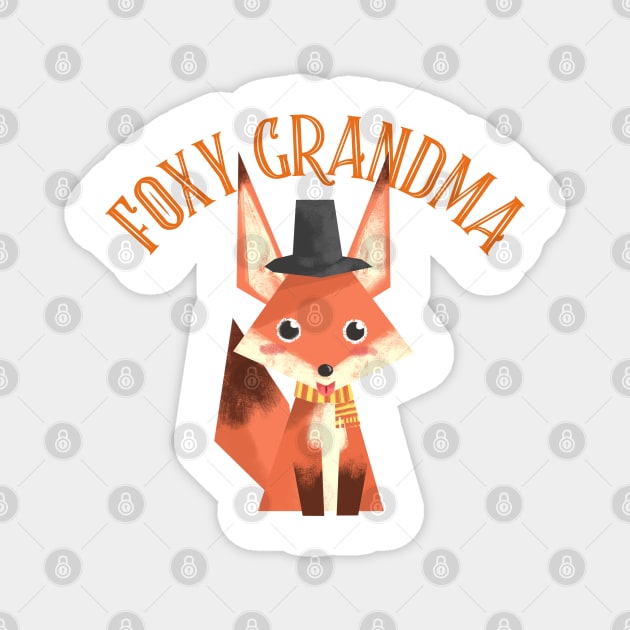 Foxy Grandma Magnet by Art Designs