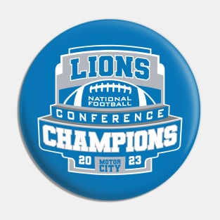 Lions NFC Champs 2023 Pin