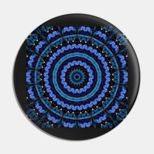 Darkest Ocean Mandala Pin