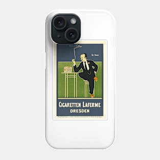 CIGARETTEN LAFERME DRESDEN 1898 by Fritz Rehm German Tobacco Advertisement Phone Case