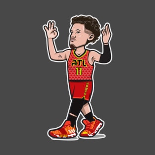 Trae Young Cartoon Style T-Shirt