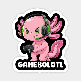 Gamer Axolotl Magnet