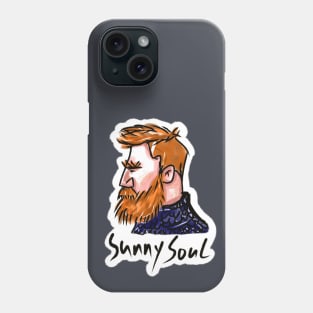 redhead man with sunny soul Phone Case