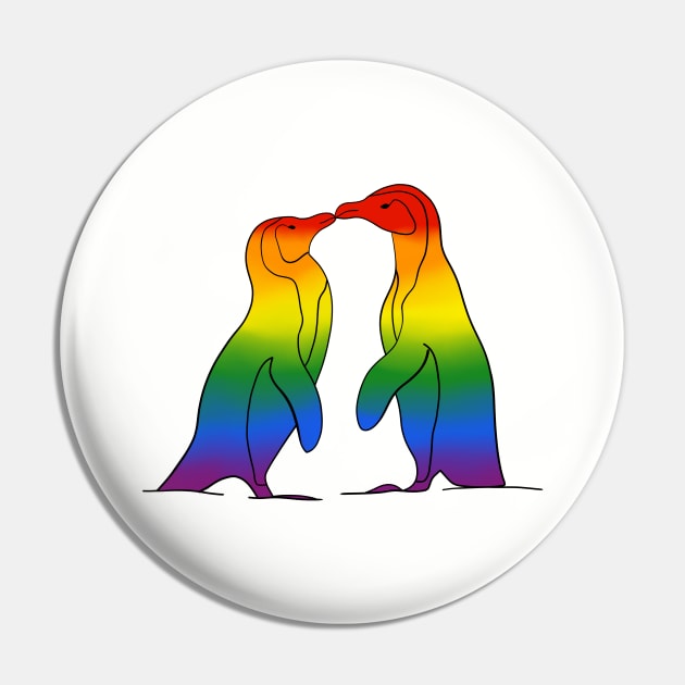 Penguin Pride Pin by TheNewMoon