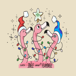 Let's Jingle And Flamingle T-Shirt