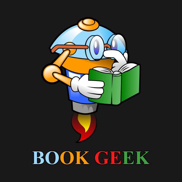 Book Geek T-Shirt by WQ10