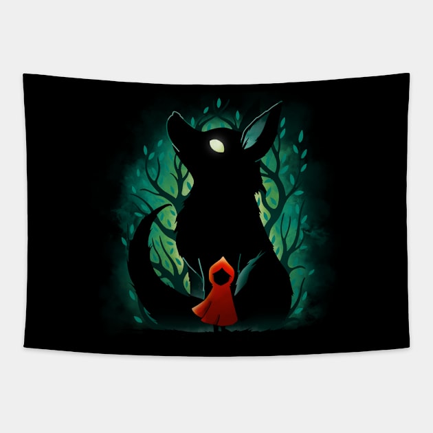 Riding Hood Tapestry by Vallina84