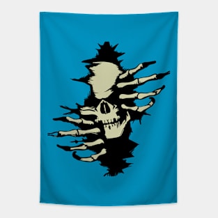 skull monster bones Tapestry