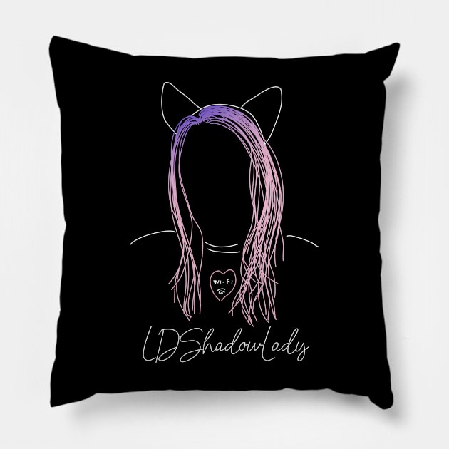 LDShadowLady Pillow by MBNEWS