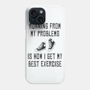 Running From Problems Phone Case