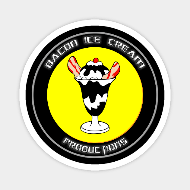 Bacon Ice Cream Productions Main Logo Magnet by Bacon Ice Cream Productions