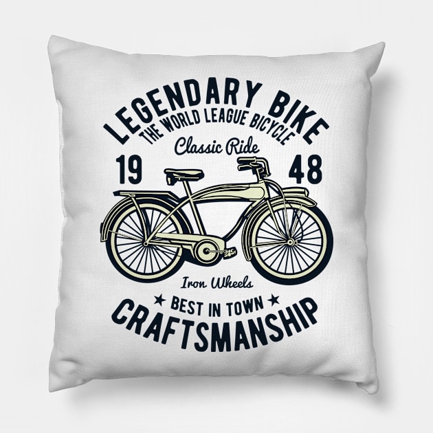 Bike Pillow by PaunLiviu