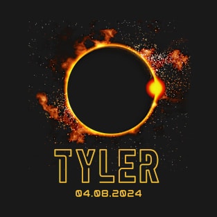 TYLER Texas Total Solar Eclipse 2024 April 8th Souvenir T-Shirt